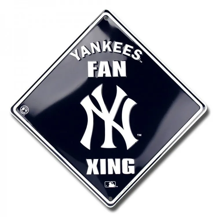 12" Yankees Fan Xing Sign