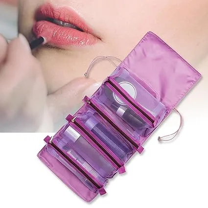 Adjustable Makeup Cosmetic Bag5448-Purple