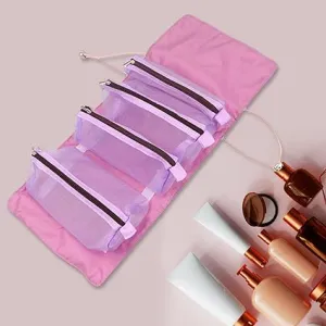 Adjustable Makeup Cosmetic Bag5448-Purple