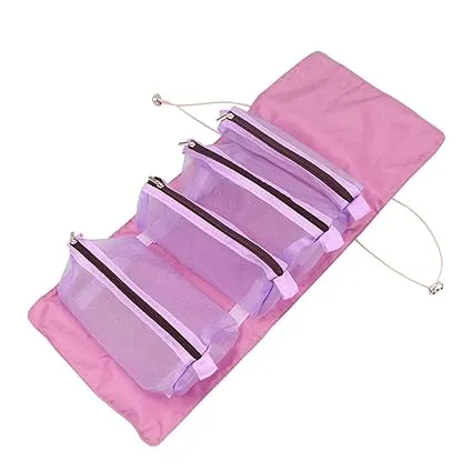 Adjustable Makeup Cosmetic Bag5448-Purple