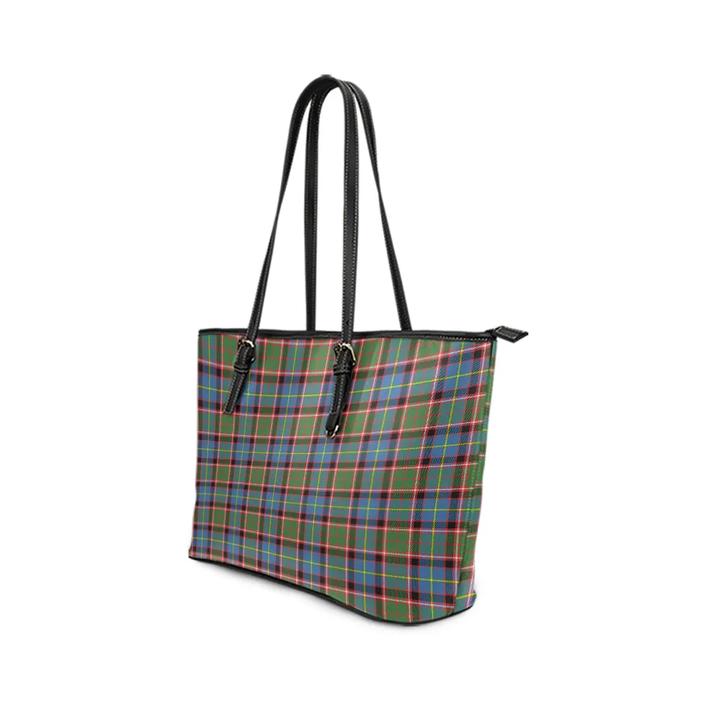 Aikenhead Tartan Leather Tote Bag