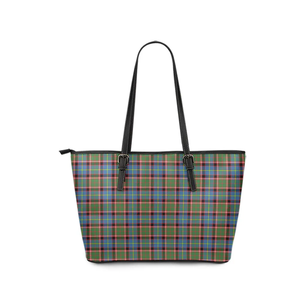 Aikenhead Tartan Leather Tote Bag