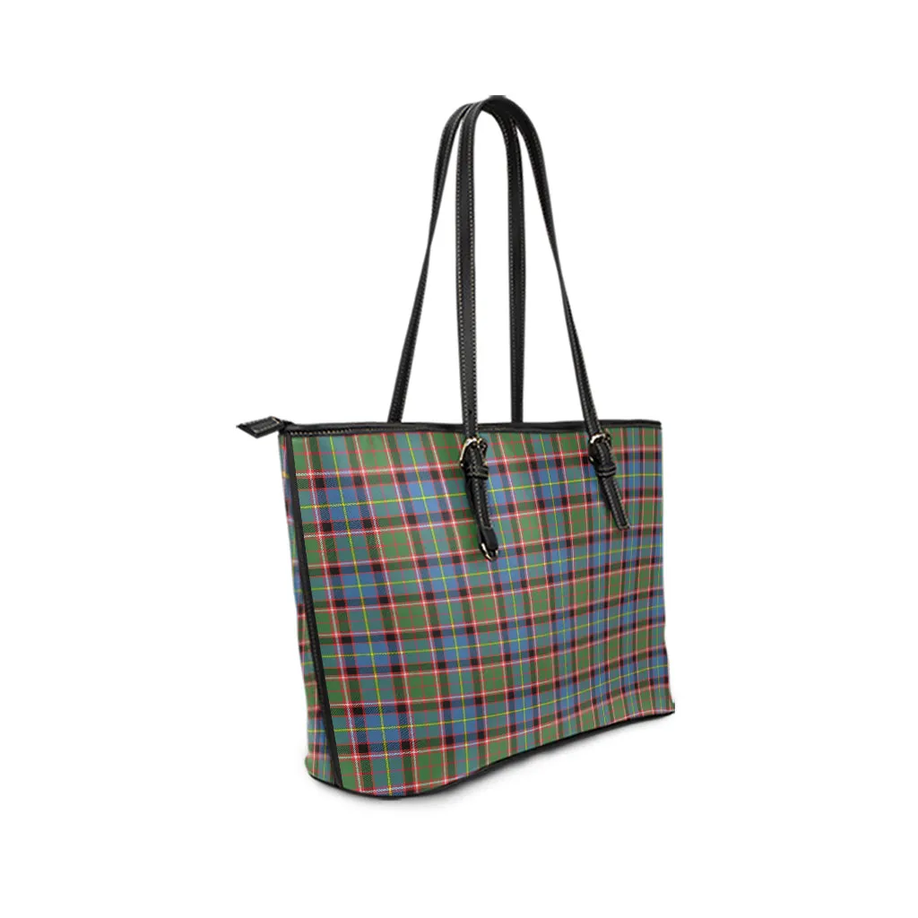 Aikenhead Tartan Leather Tote Bag