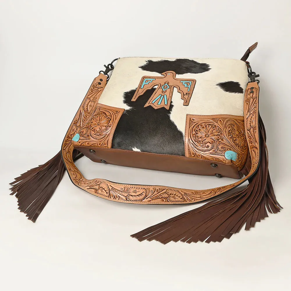 American Darling Aztec Thunderbird Hair on Hide Shoulder Bag