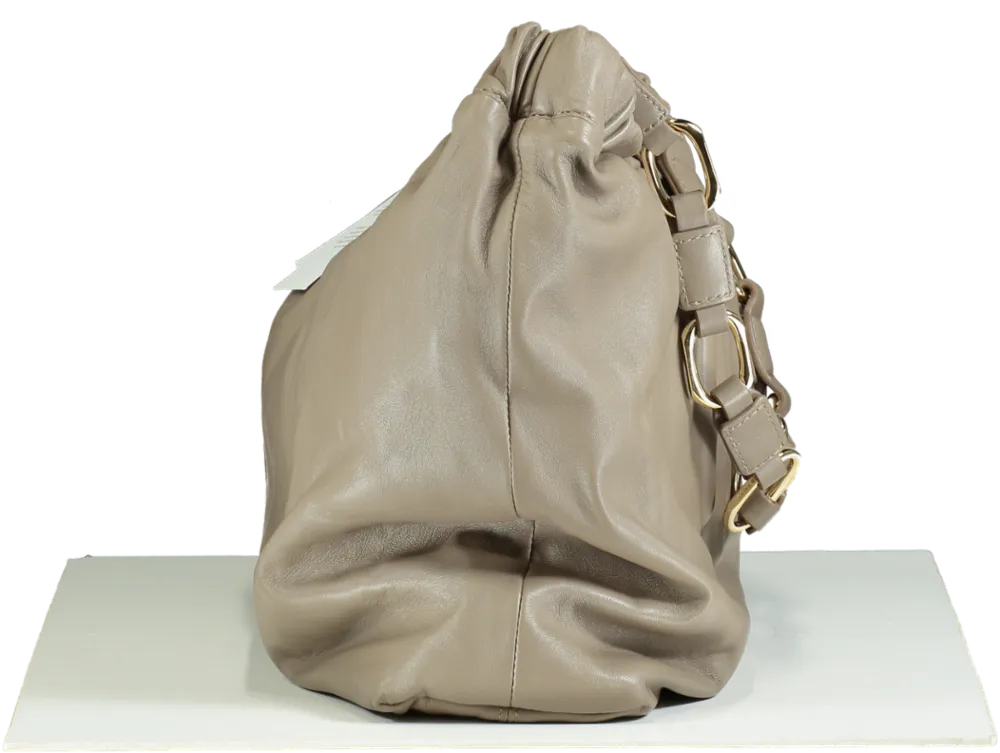 Anine Bing Taupe Chain Strap Shoulder Bag