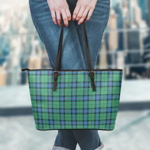 Armstrong Ancient Tartan Leather Tote Bag