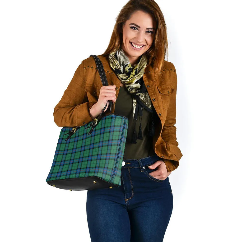 Armstrong Ancient Tartan Leather Tote Bag