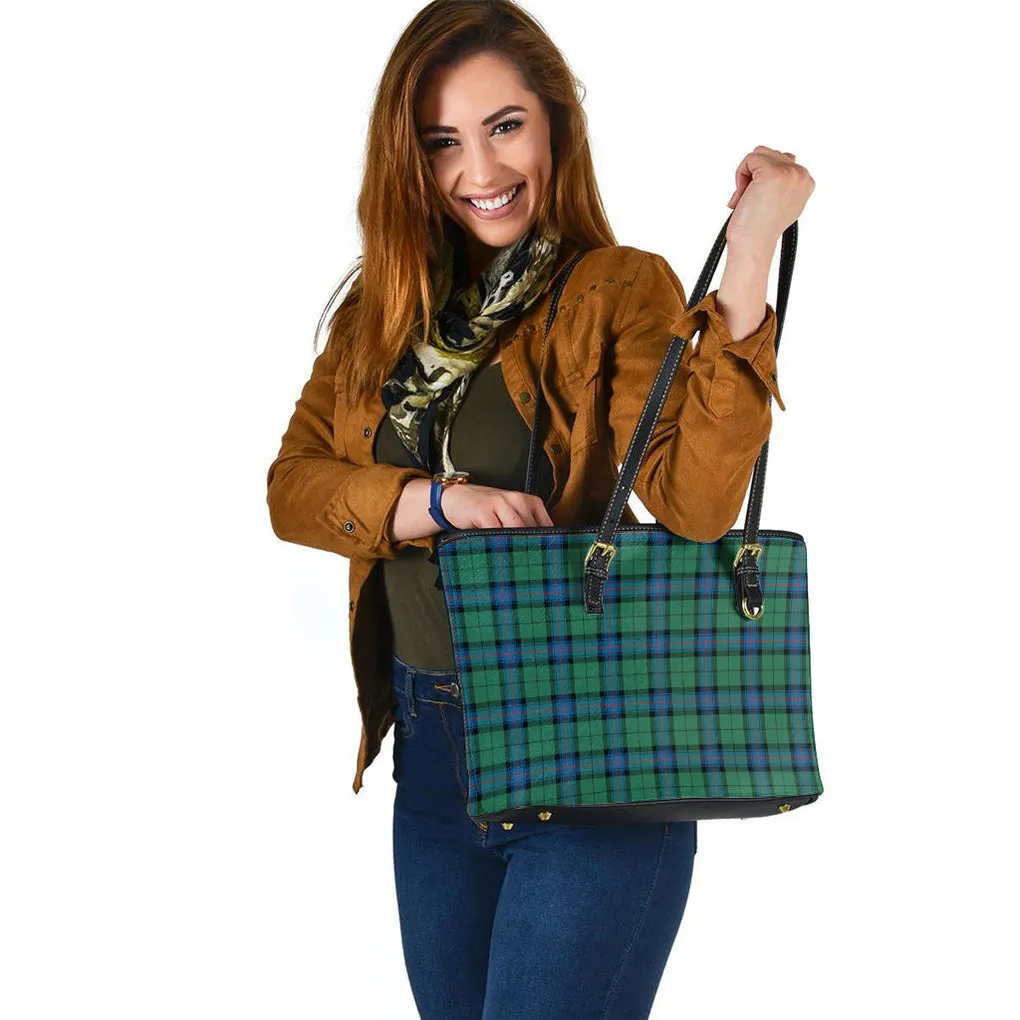 Armstrong Ancient Tartan Leather Tote Bag