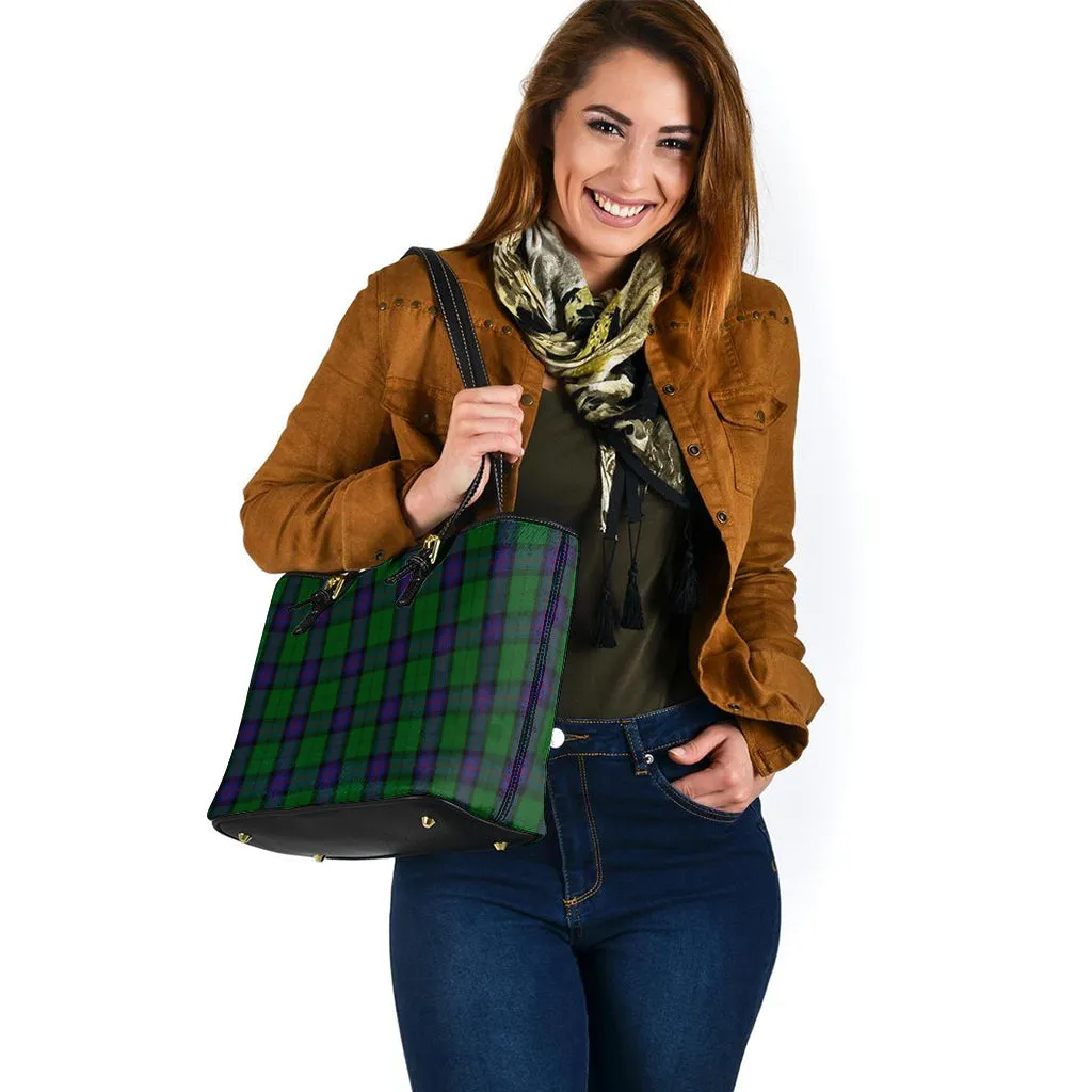 Armstrong Tartan Leather Tote Bag