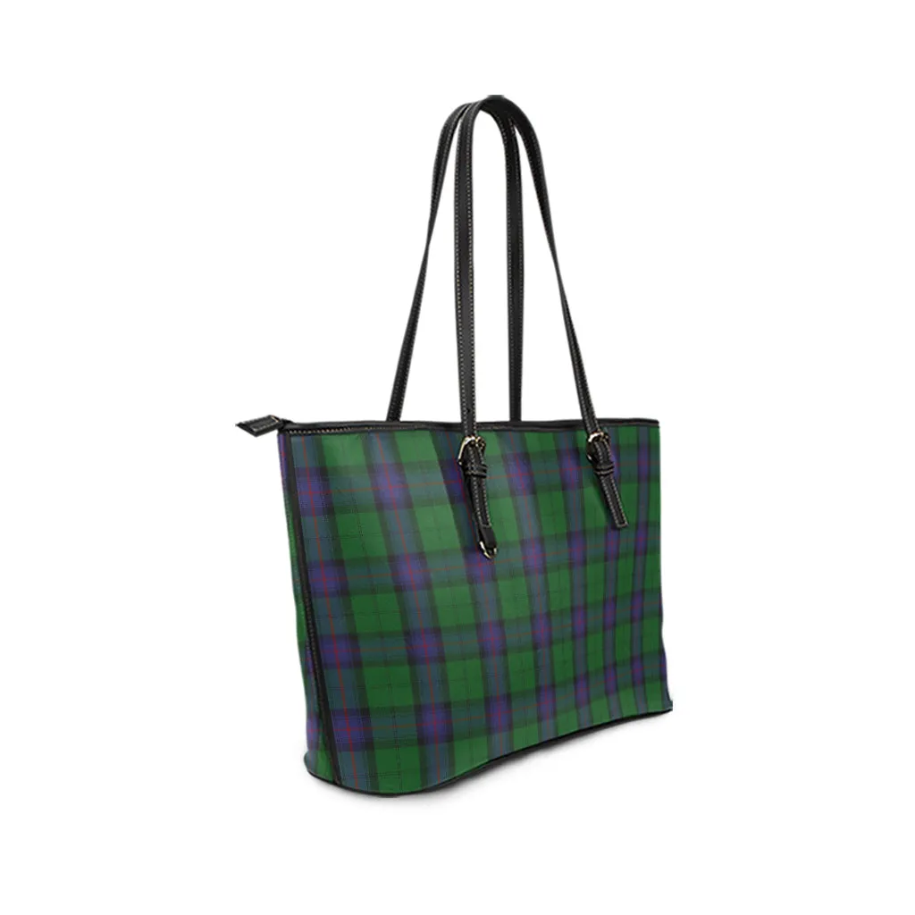 Armstrong Tartan Leather Tote Bag