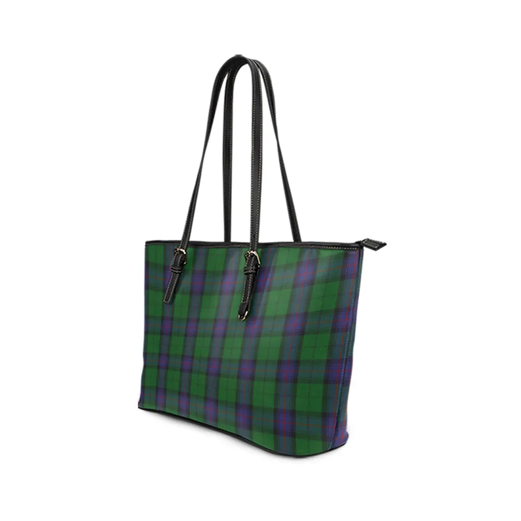 Armstrong Tartan Leather Tote Bag