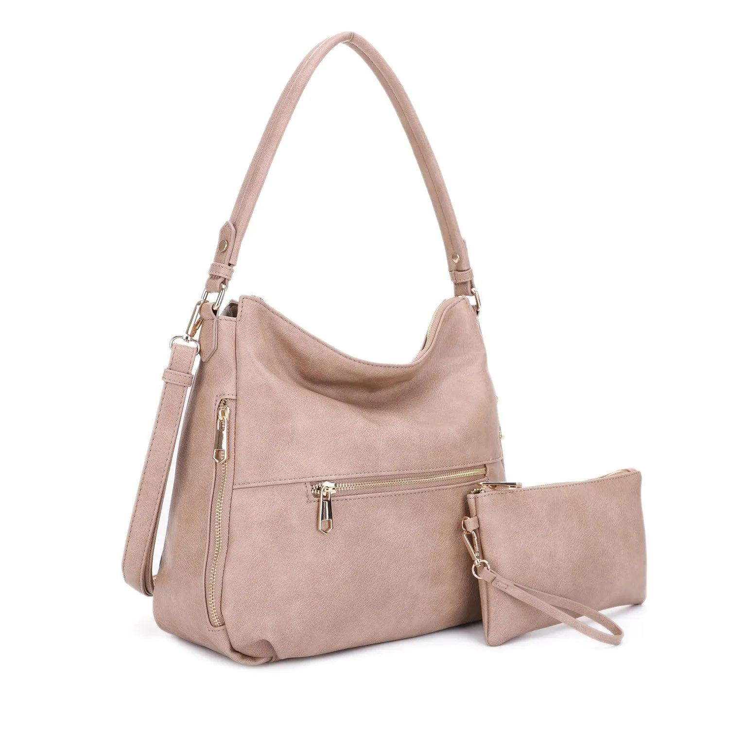 AS20639 Jeanie Two Piece Hobo Bag Set