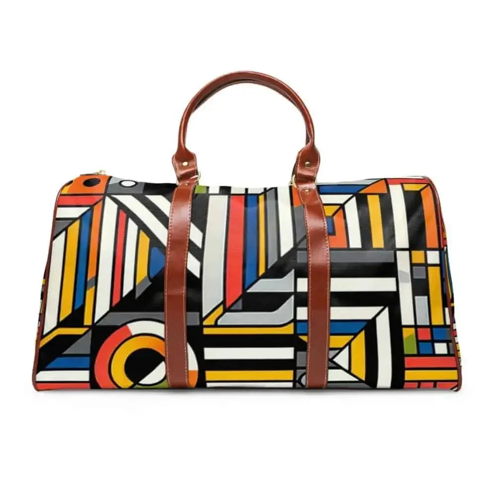 Ava Mondrian - Geometric Travel Bag