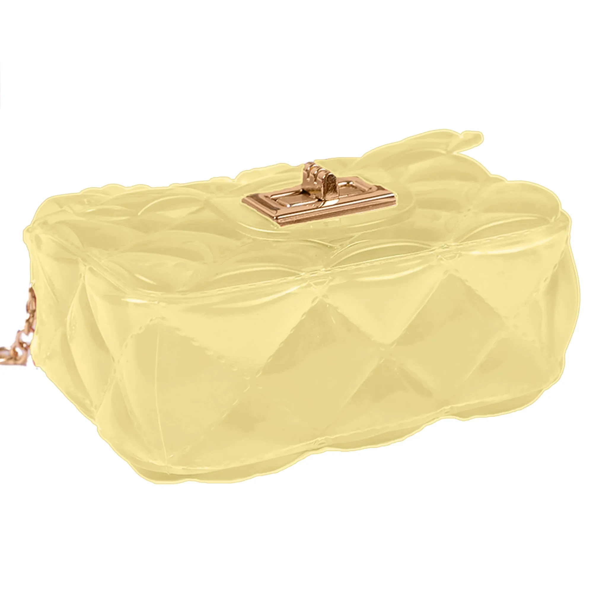 Babymoon Kids Jelly Sling Purse Fashion Handbag | 9x13x5 CM | Yellow