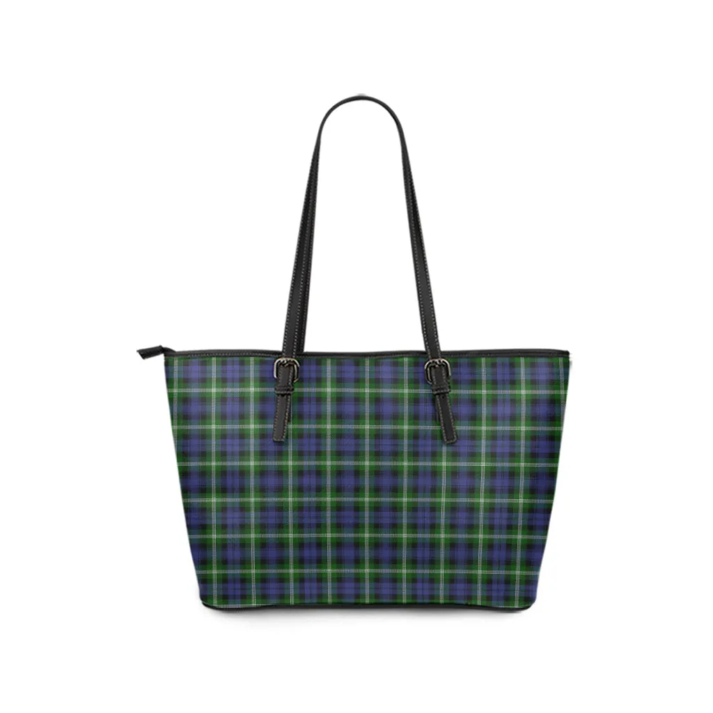 Baillie (Bailey) Tartan Leather Tote Bag