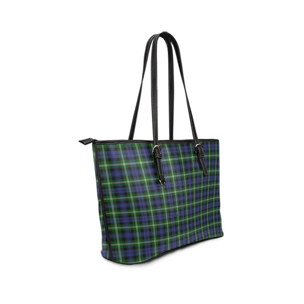 Baillie (Bailey) Tartan Leather Tote Bag