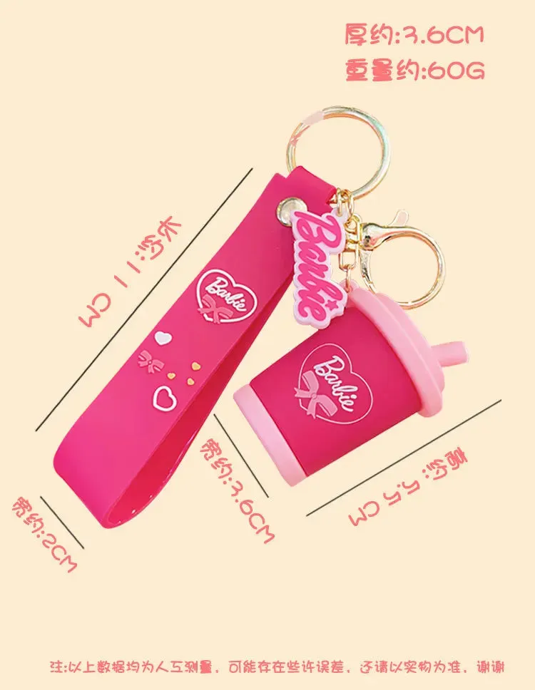 Barbie Coffee Mug LIGHT PINK | Silicone Lanyard | Keychain