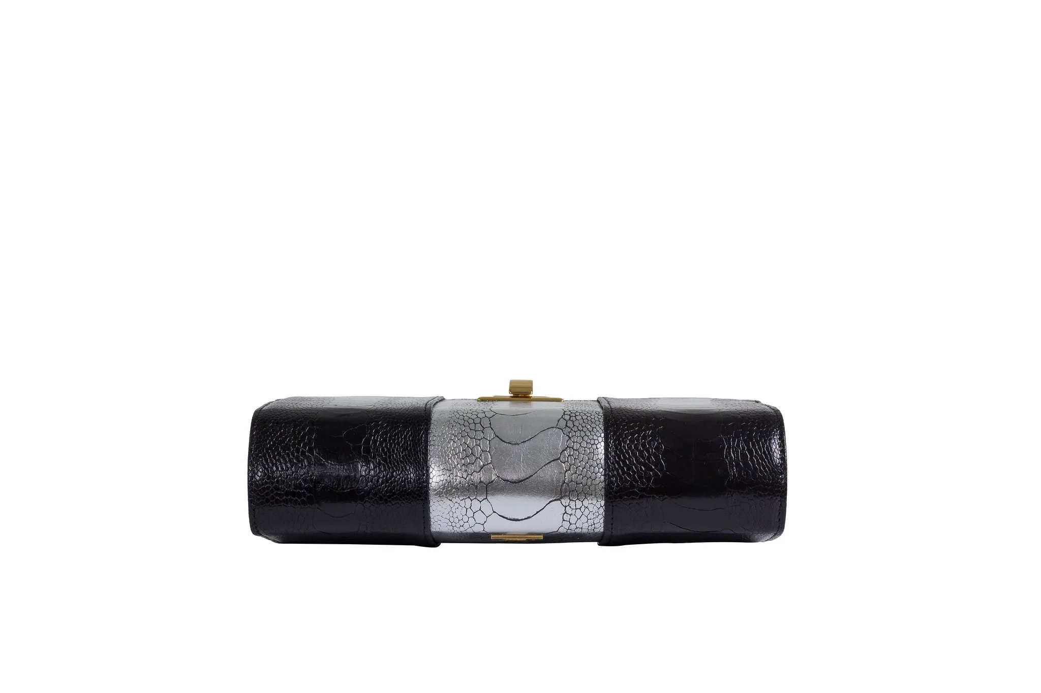 BEA - OSTRICH SHIN LEATHER CLUTCH BAG