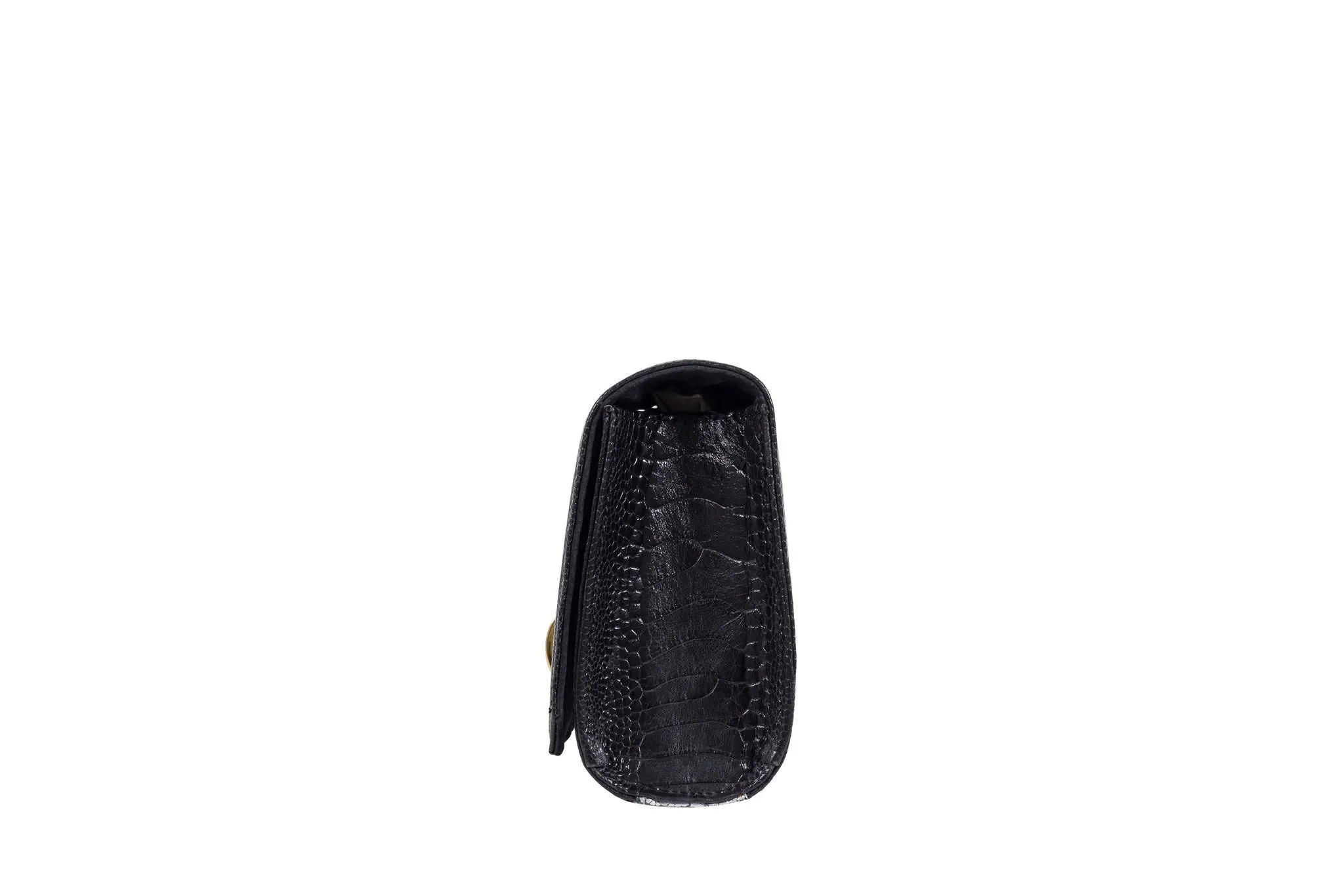 BEA - OSTRICH SHIN LEATHER CLUTCH BAG