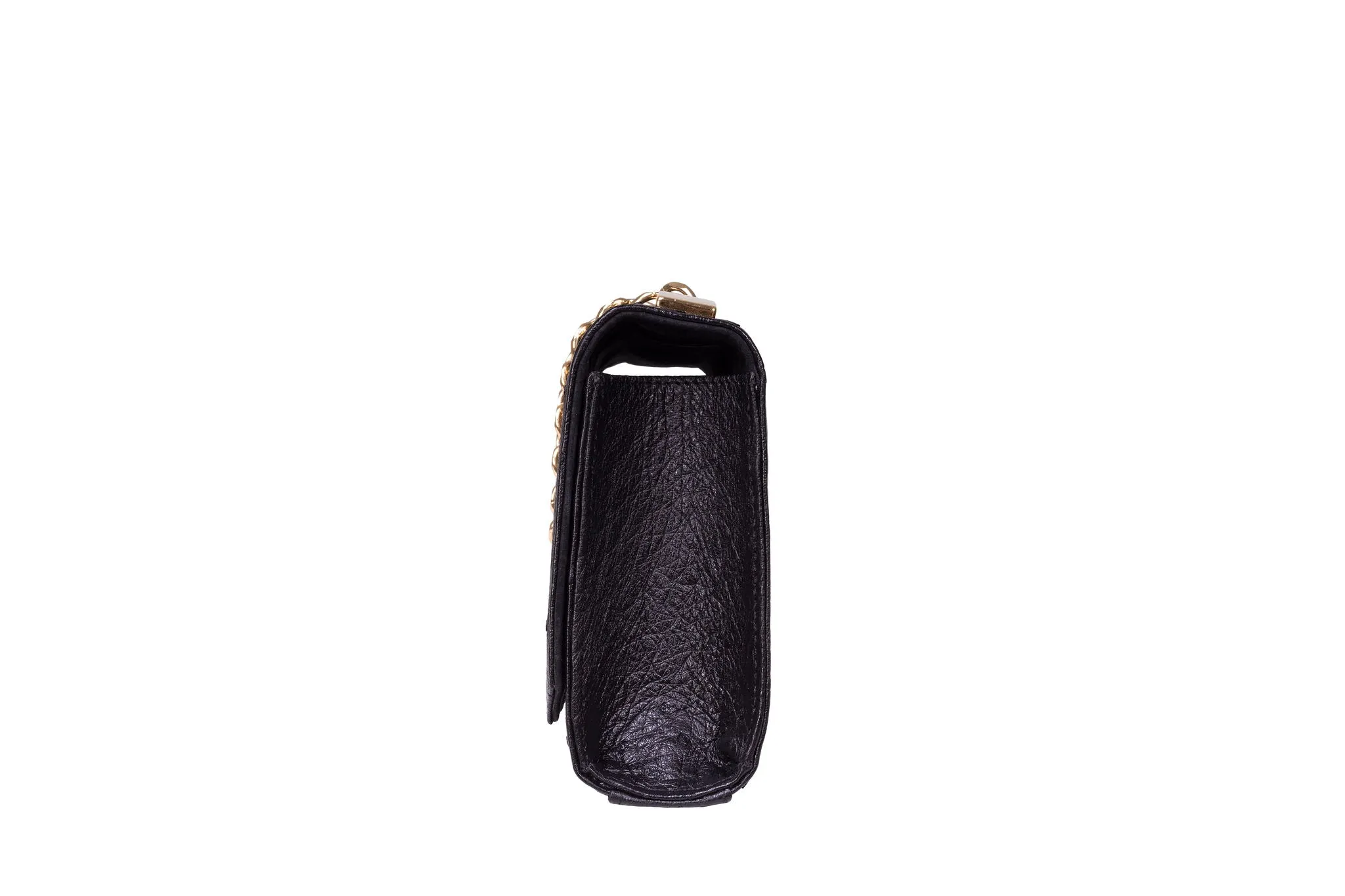 Belinda  - Ostrich & African Python Leather Clutch bag