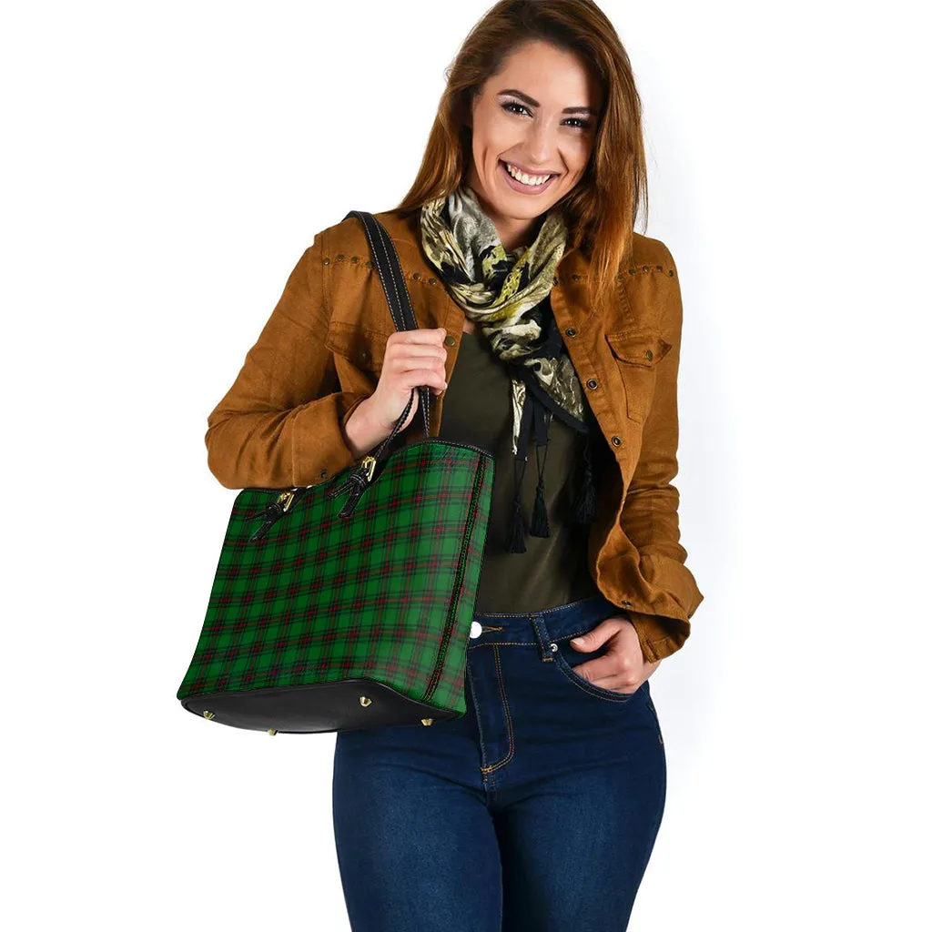 Beveridge Tartan Leather Tote Bag