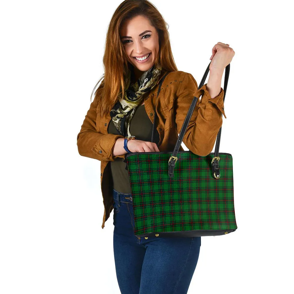 Beveridge Tartan Leather Tote Bag