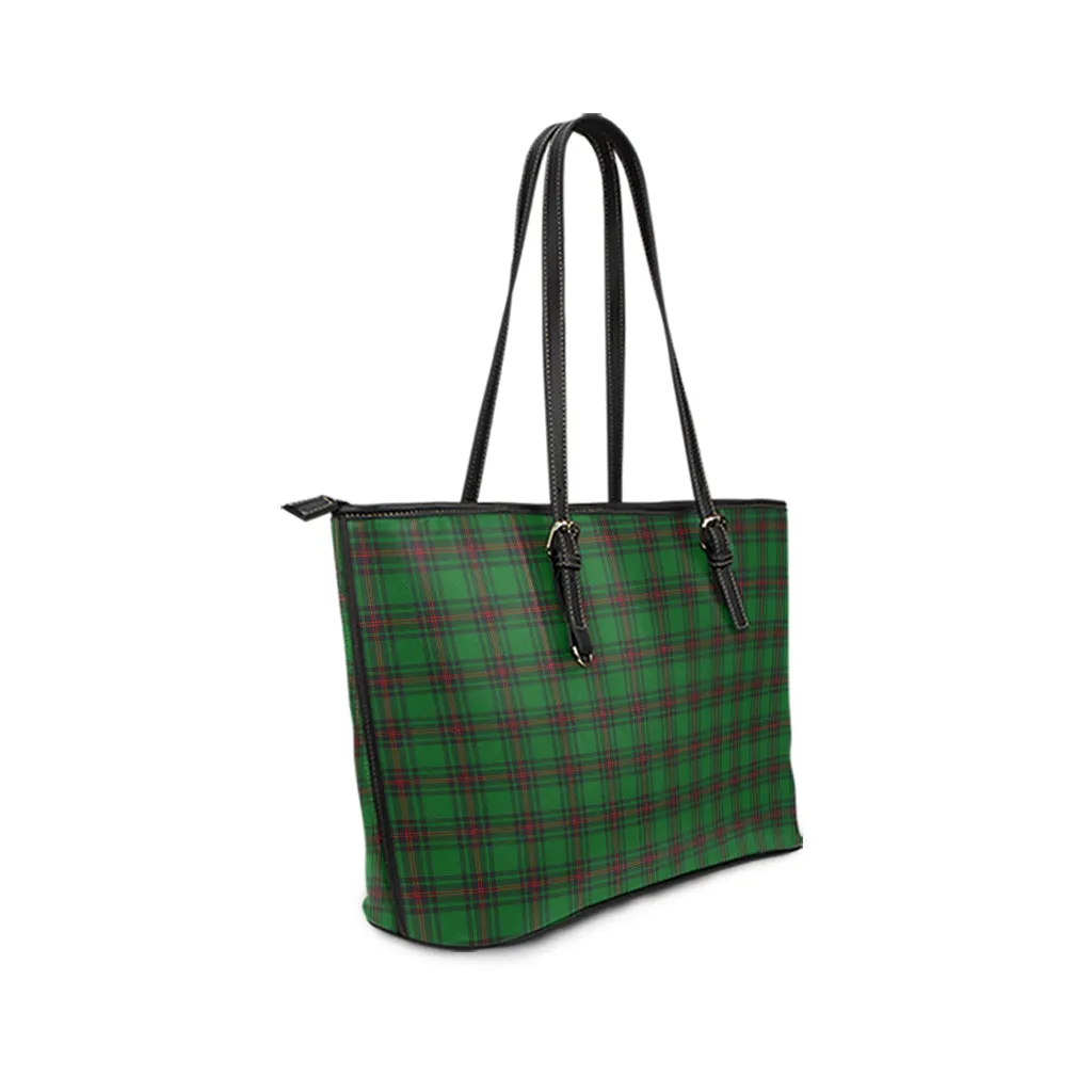 Beveridge Tartan Leather Tote Bag