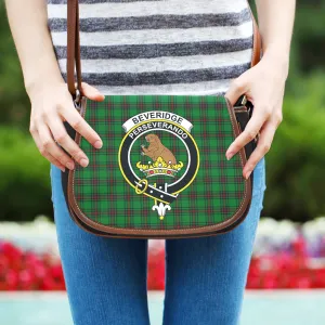 Beveridge Tartan Saddle Bag with Family Crest