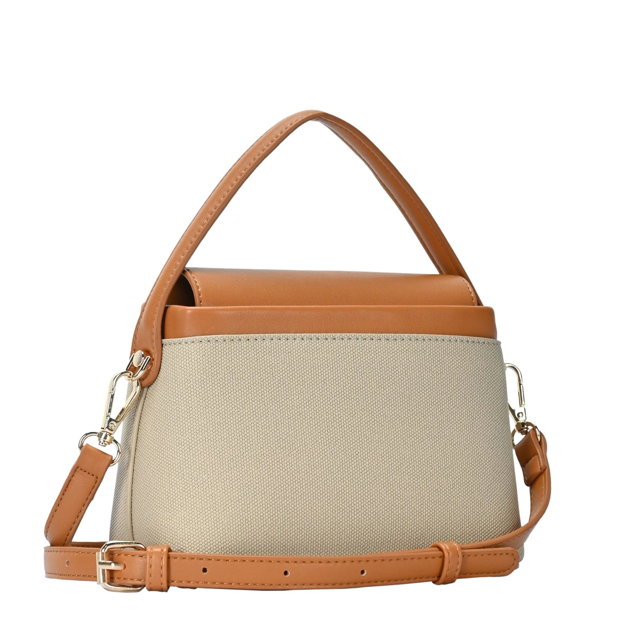 BGW6567 Melanie Twist Lock Satchel/Crossbody Bag