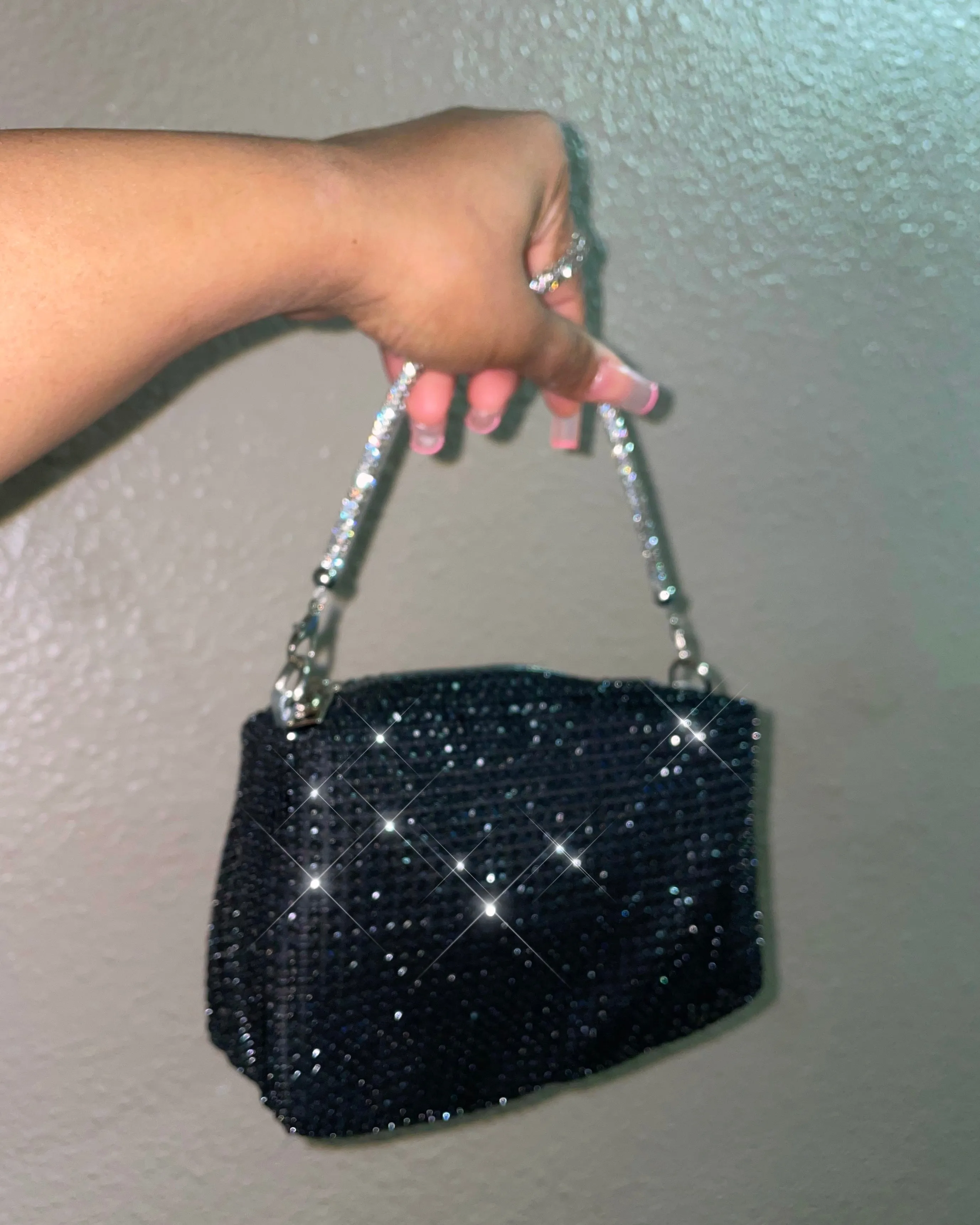 Black Bling Mini Bag