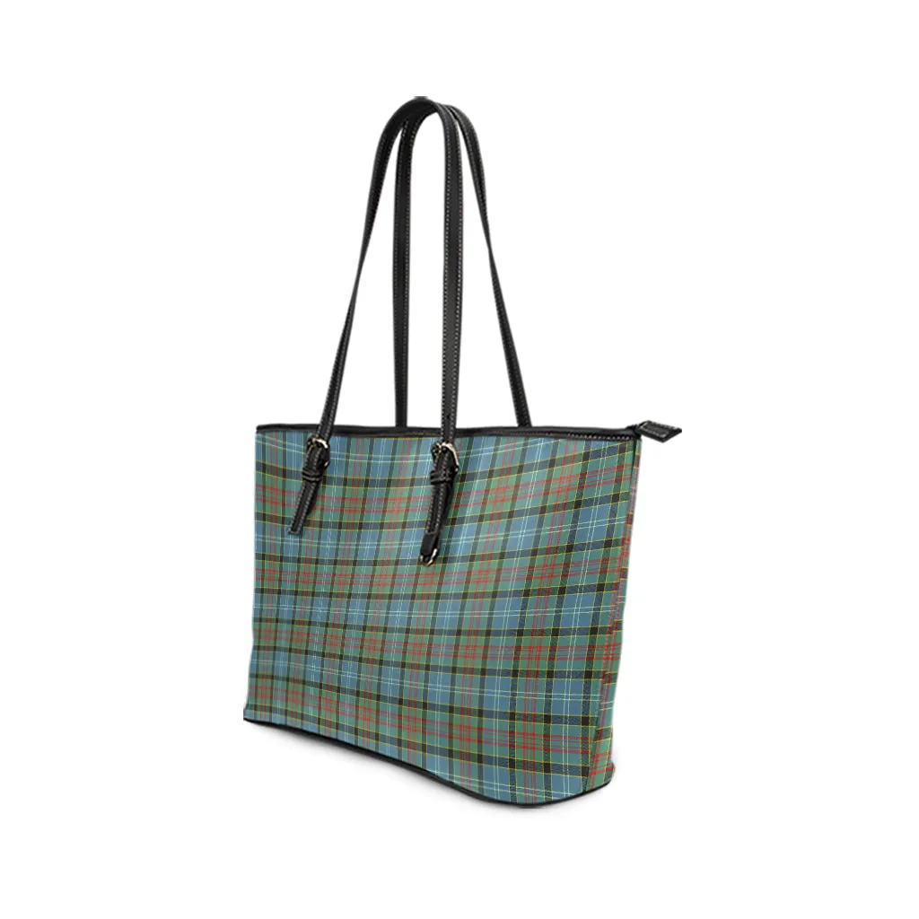 Brisbane Tartan Leather Tote Bag