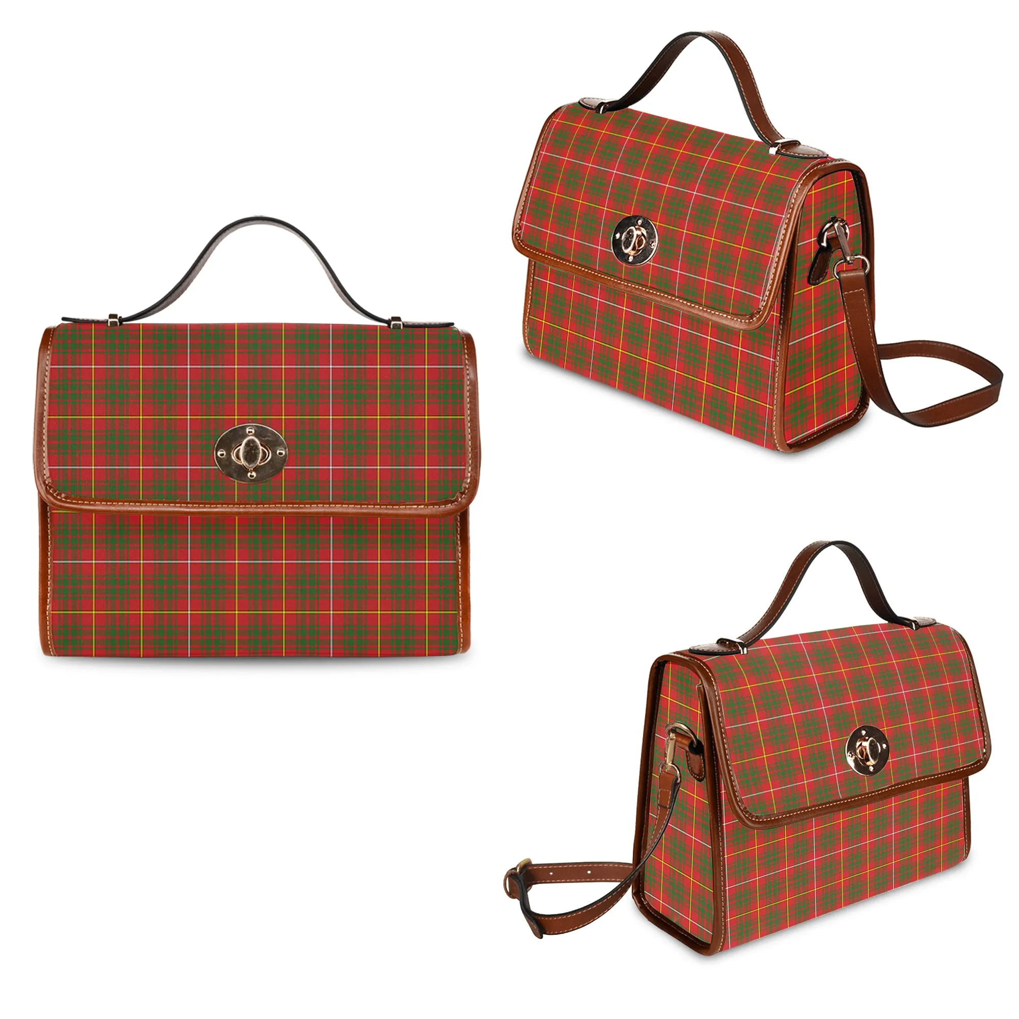 Bruce Modern Tartan Waterproof Canvas Bag