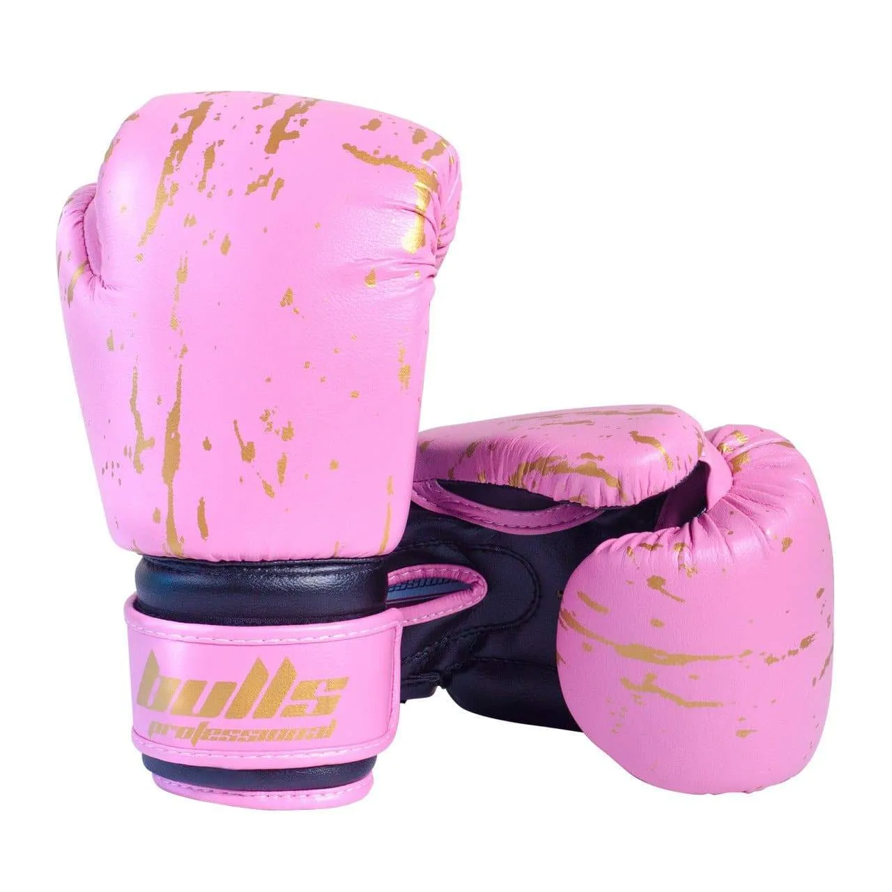 Bulls Professional Action Boxing Gloves - Pink/Black