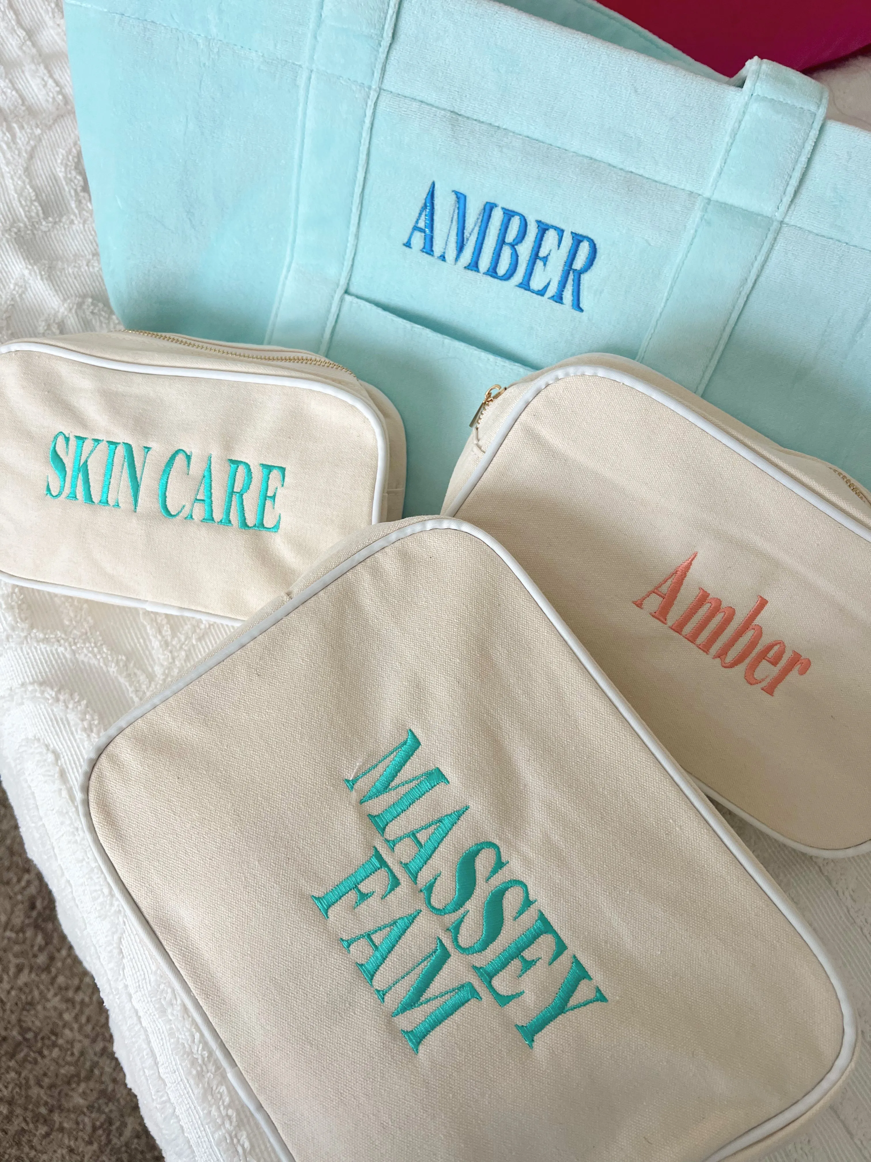 Canvas Makeup Bag Collection