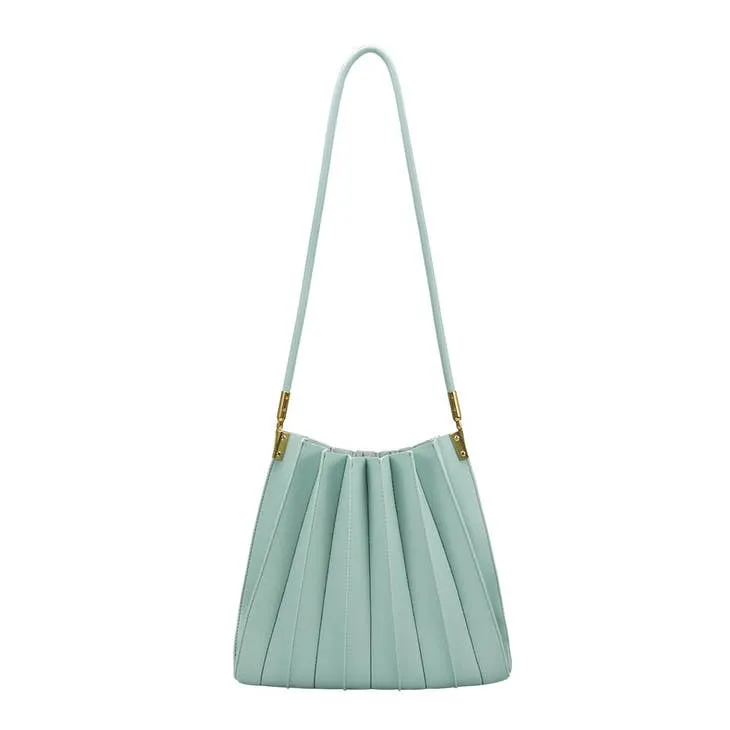 Carrie Pleated Shoulder Bag