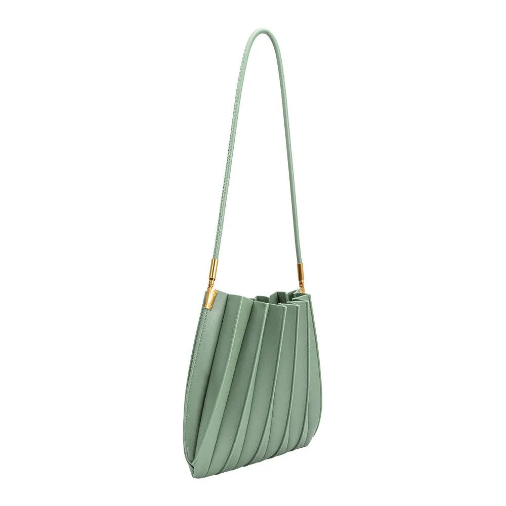 Carrie Pleated Shoulder Bag