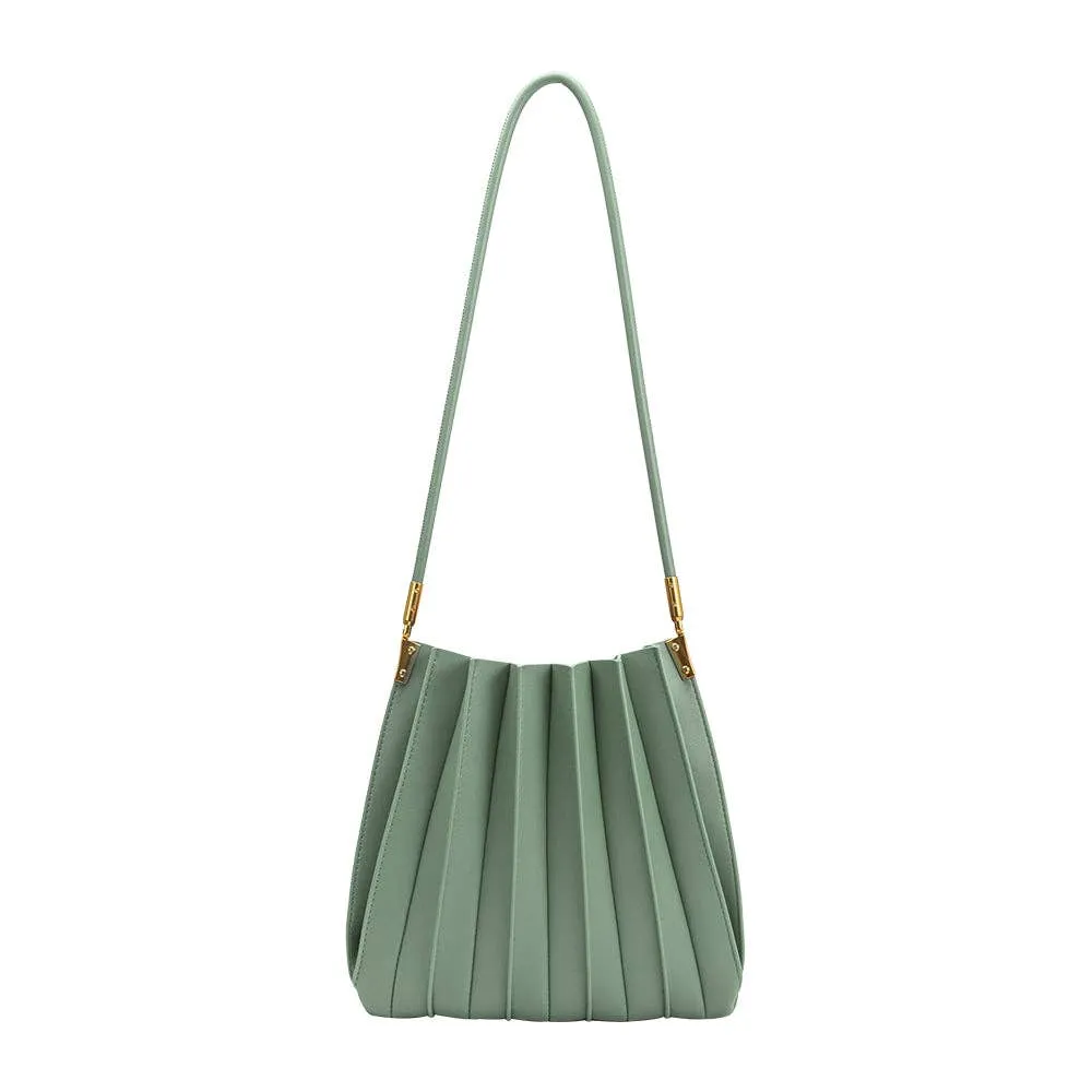 Carrie Pleated Shoulder Bag