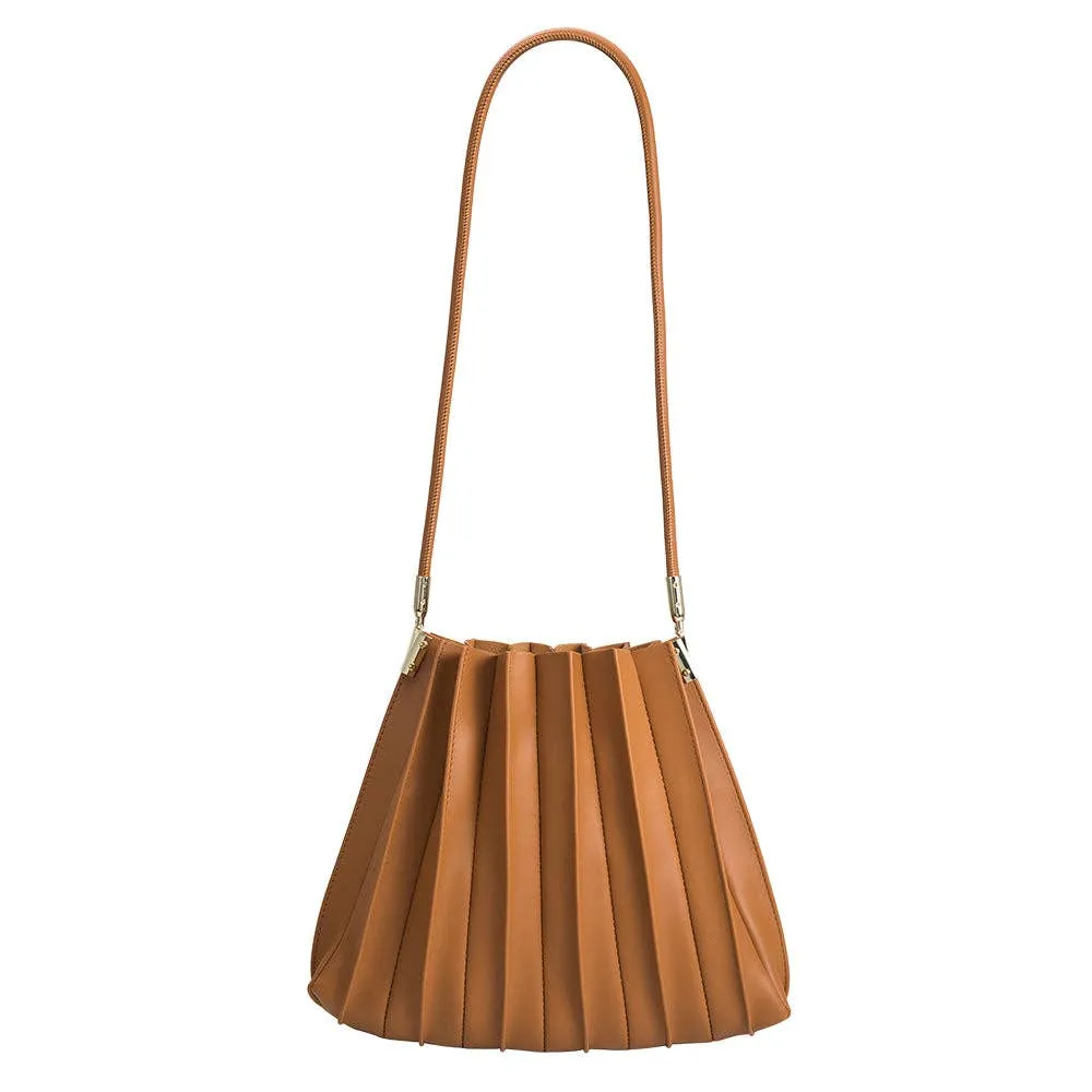 Carrie Pleated Shoulder Bag