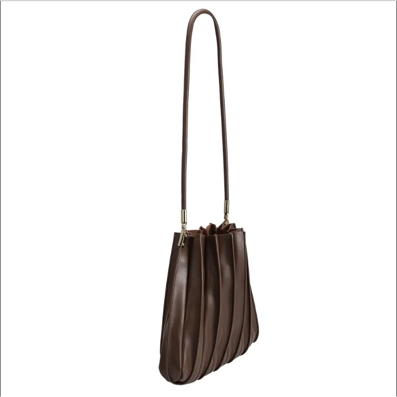 Carrie Pleated Shoulder Bag