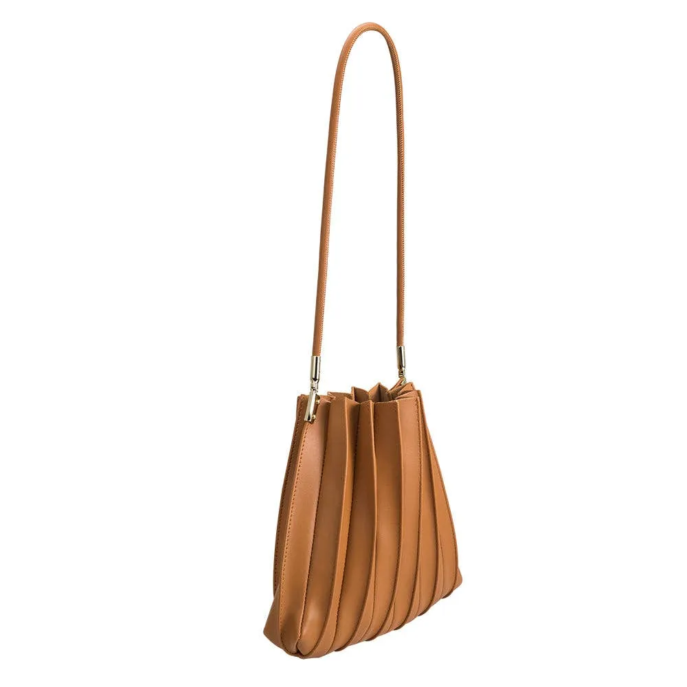 Carrie Pleated Shoulder Bag