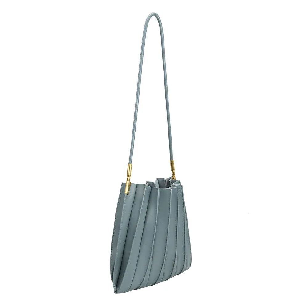 Carrie Pleated Shoulder Bag