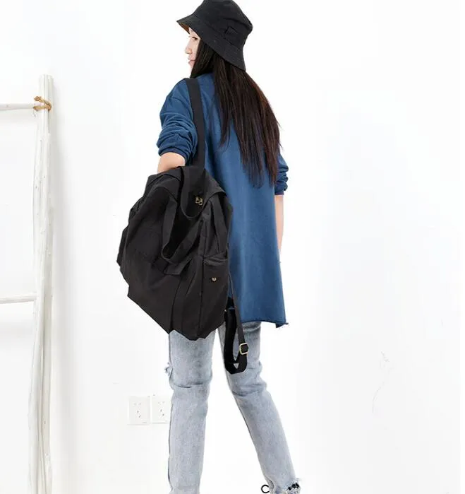 Casual Large Backpack Women Handbag Bag Shoulder Tote Bag Simple Design