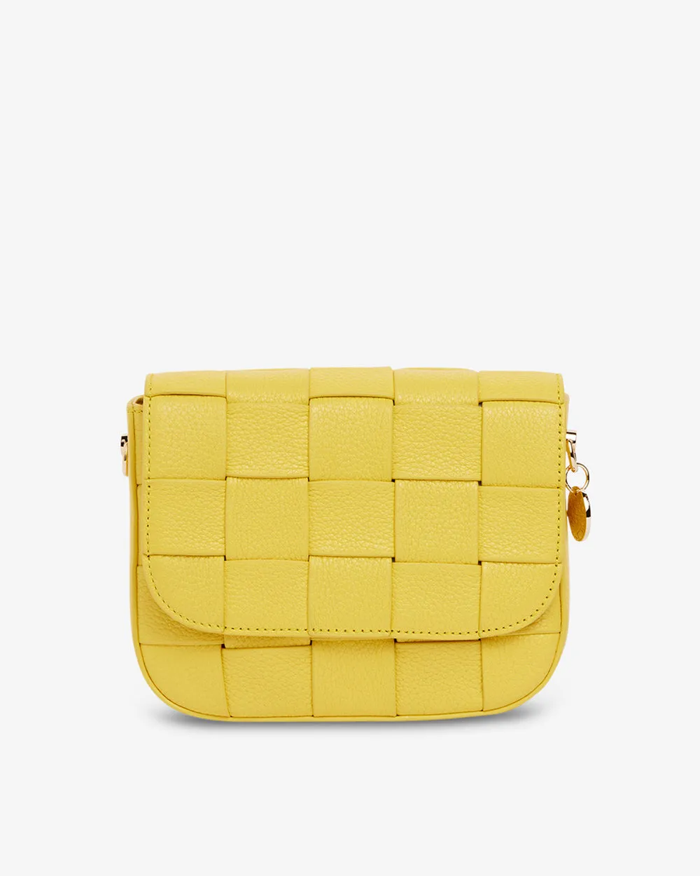 Clara Weave Crossbody - Yellow