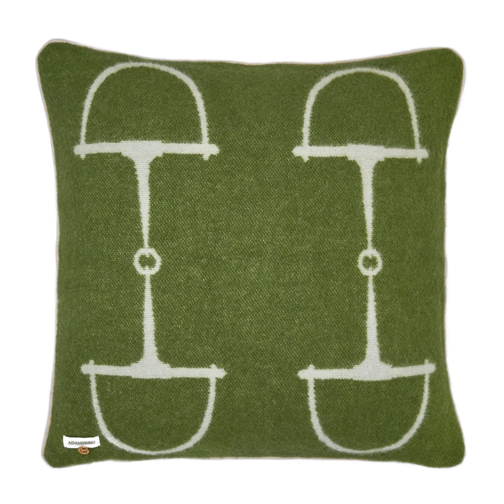 CLASSIC BIT CUSHION NZ WOOL MOSS