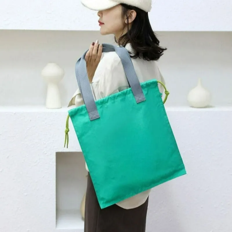 Classic Solid Color Tote Bag for Women