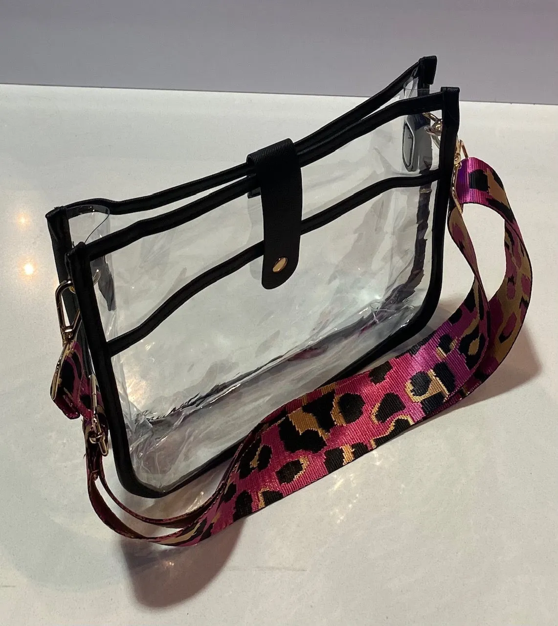 Clear Shoulder Purse- Assorted Styles