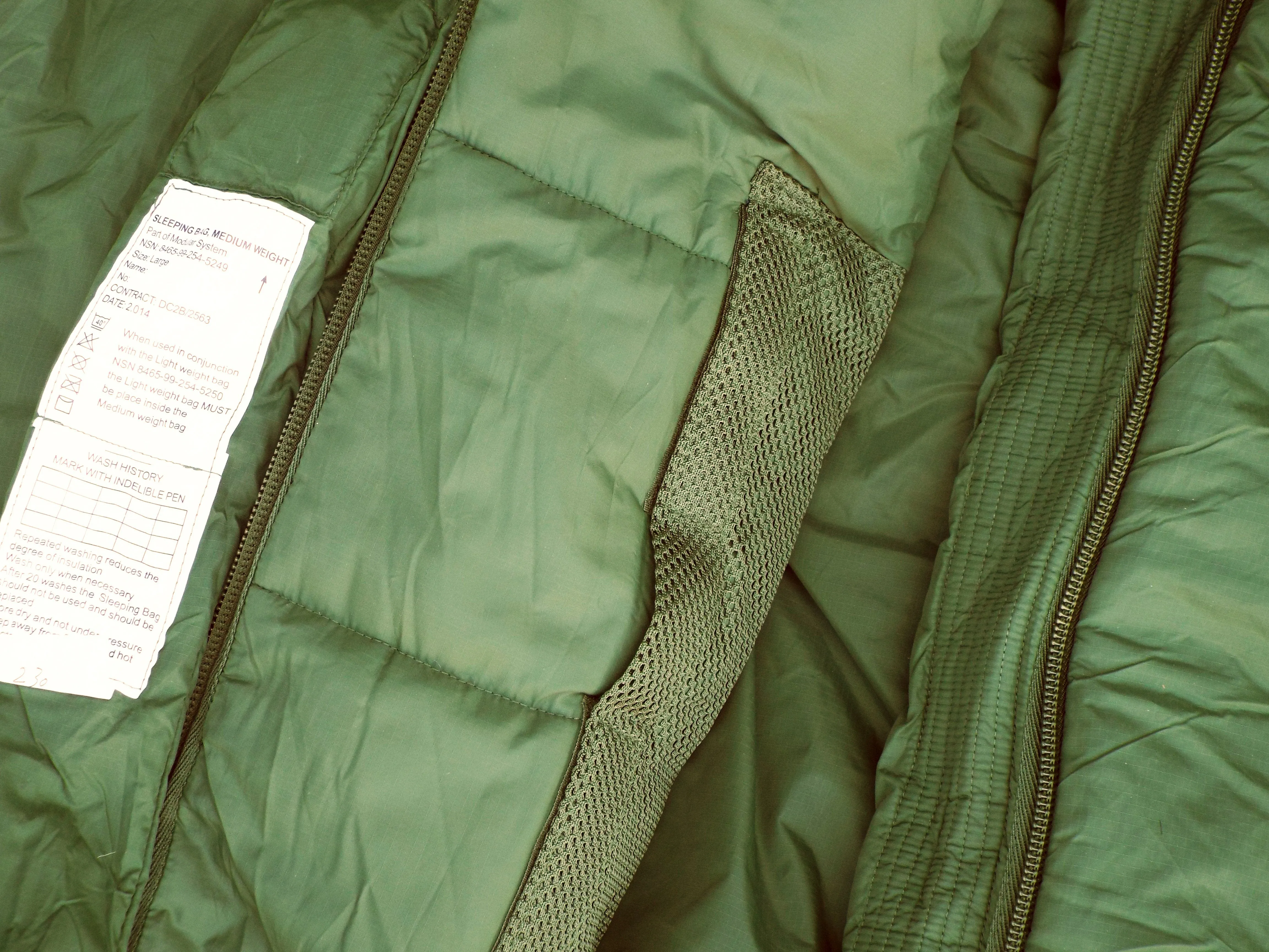 COMBO - British Military Four Season/Arctic modular (light and medium weight) sleeping bags system - current issue - with liner and string carry sack