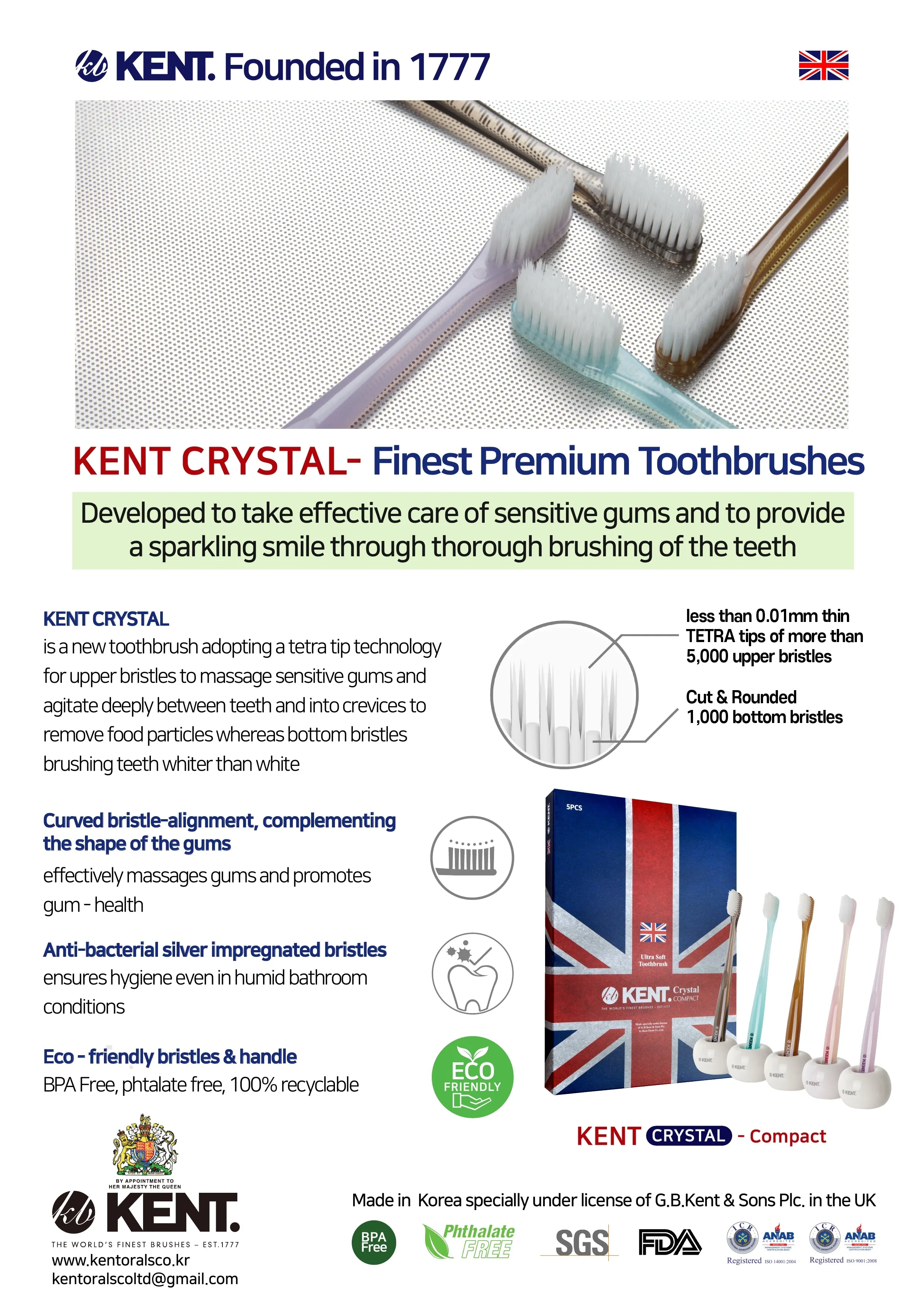 Crystal Compact Toothbrush (BT142156)