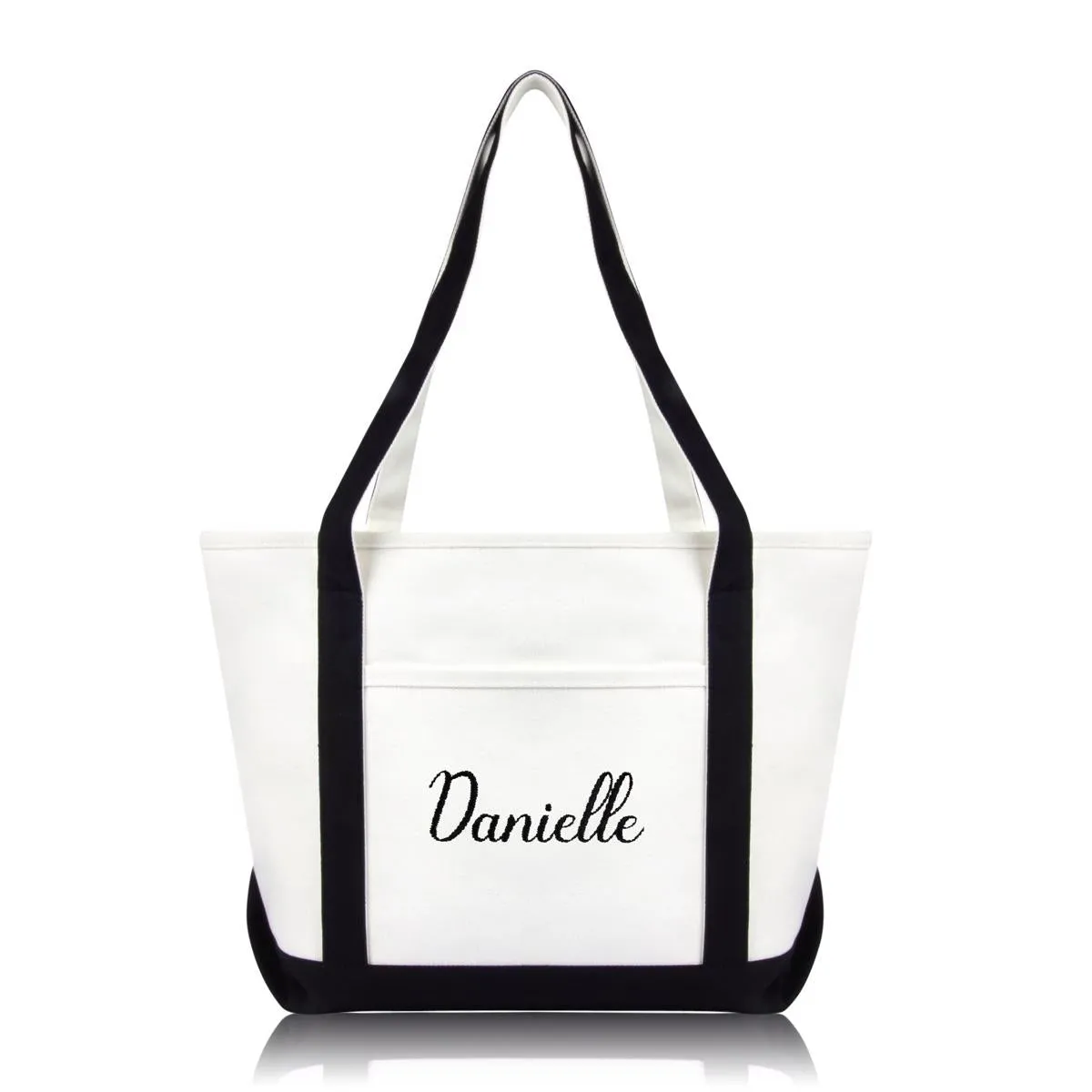 Dalix Womens Names Tote Bag