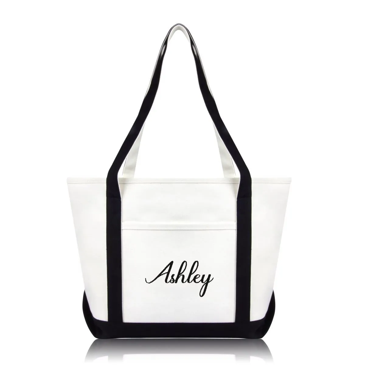 Dalix Womens Names Tote Bag